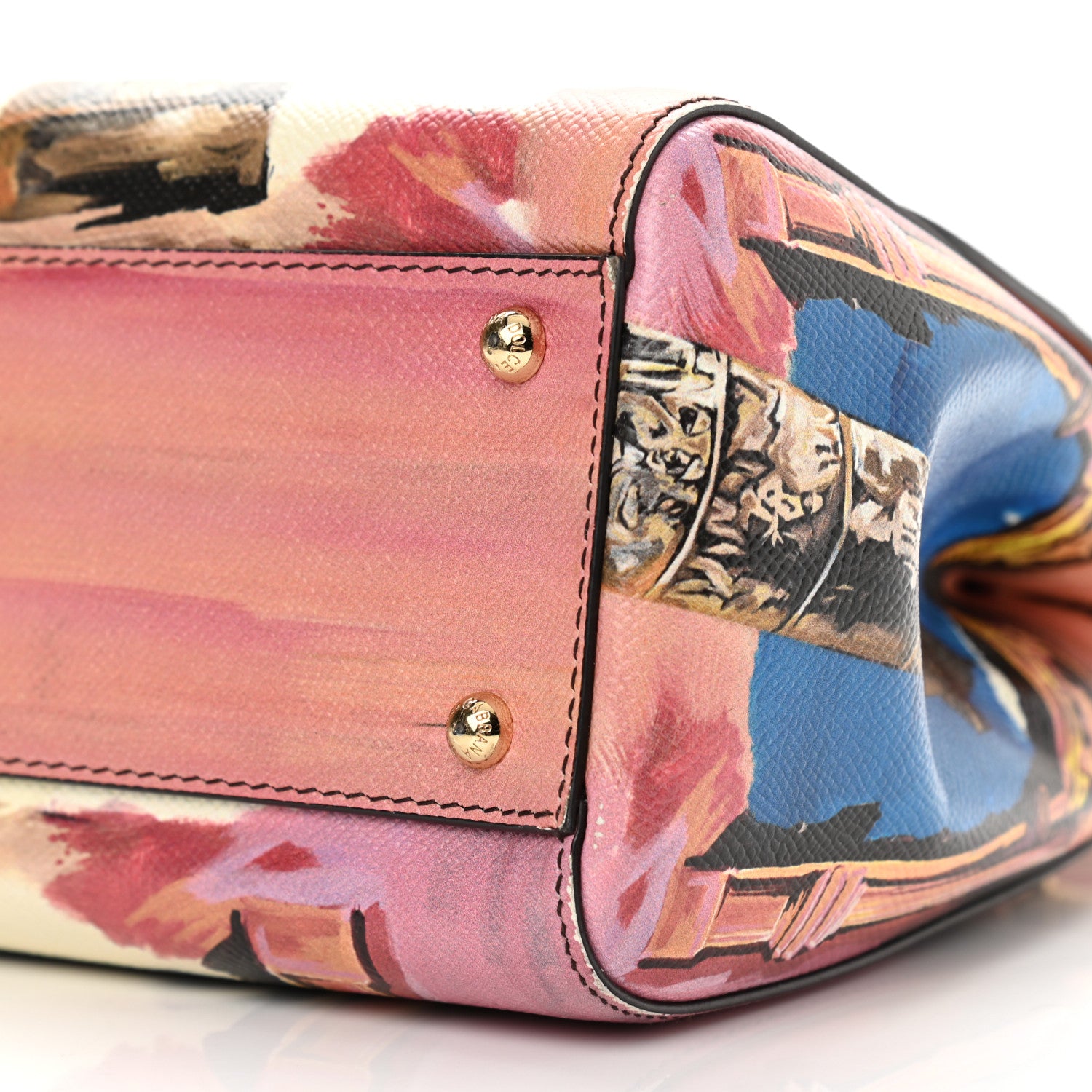 Dolce & Gabbana Dauphine Roma Printed Medium Miss Sicily Satchel Multicolor 10 of 14