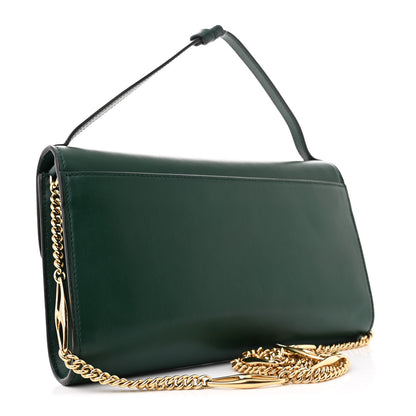 Gucci Smooth Calfskin Small Zumi Top Handle Shoulder Bag Vintage Green 3 of 12