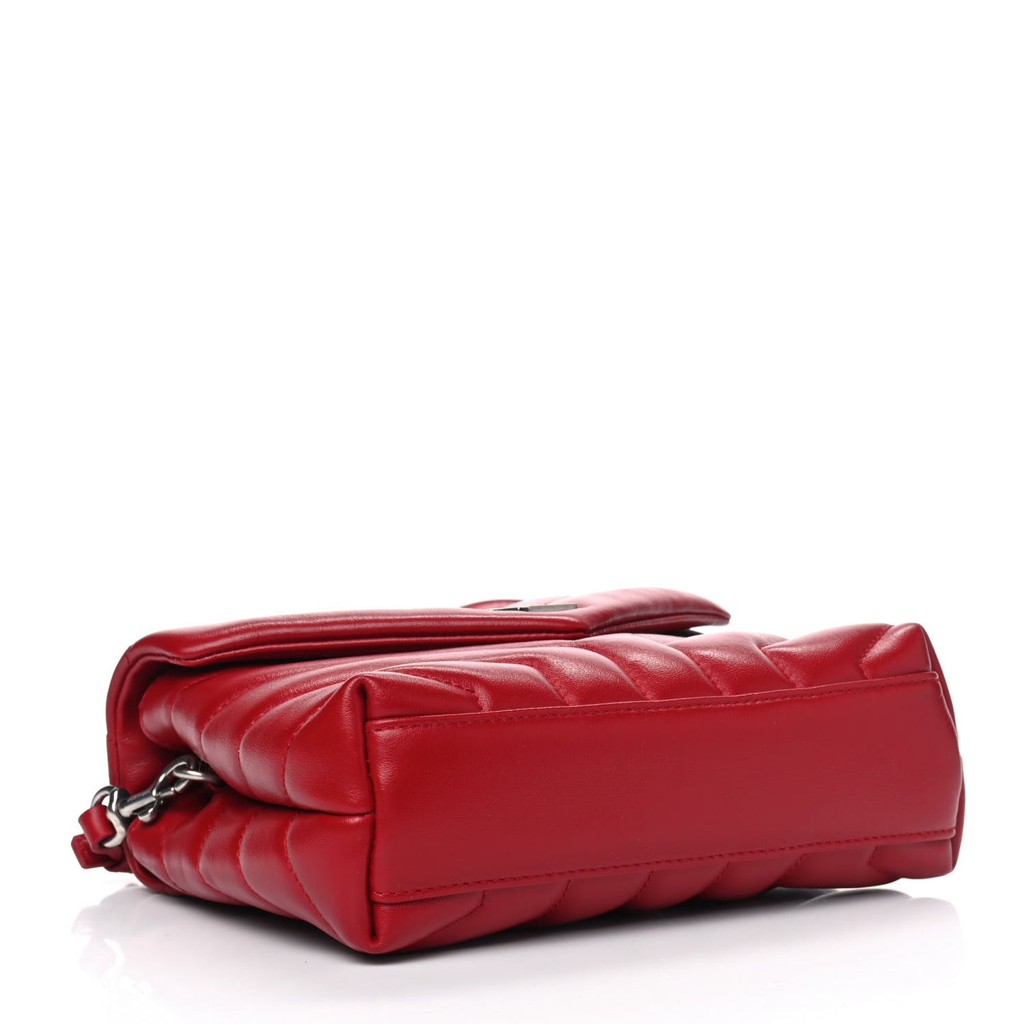 Calfskin Y Quilted Monogram Toy Loulou Crossbody Bag Rouge Eros
