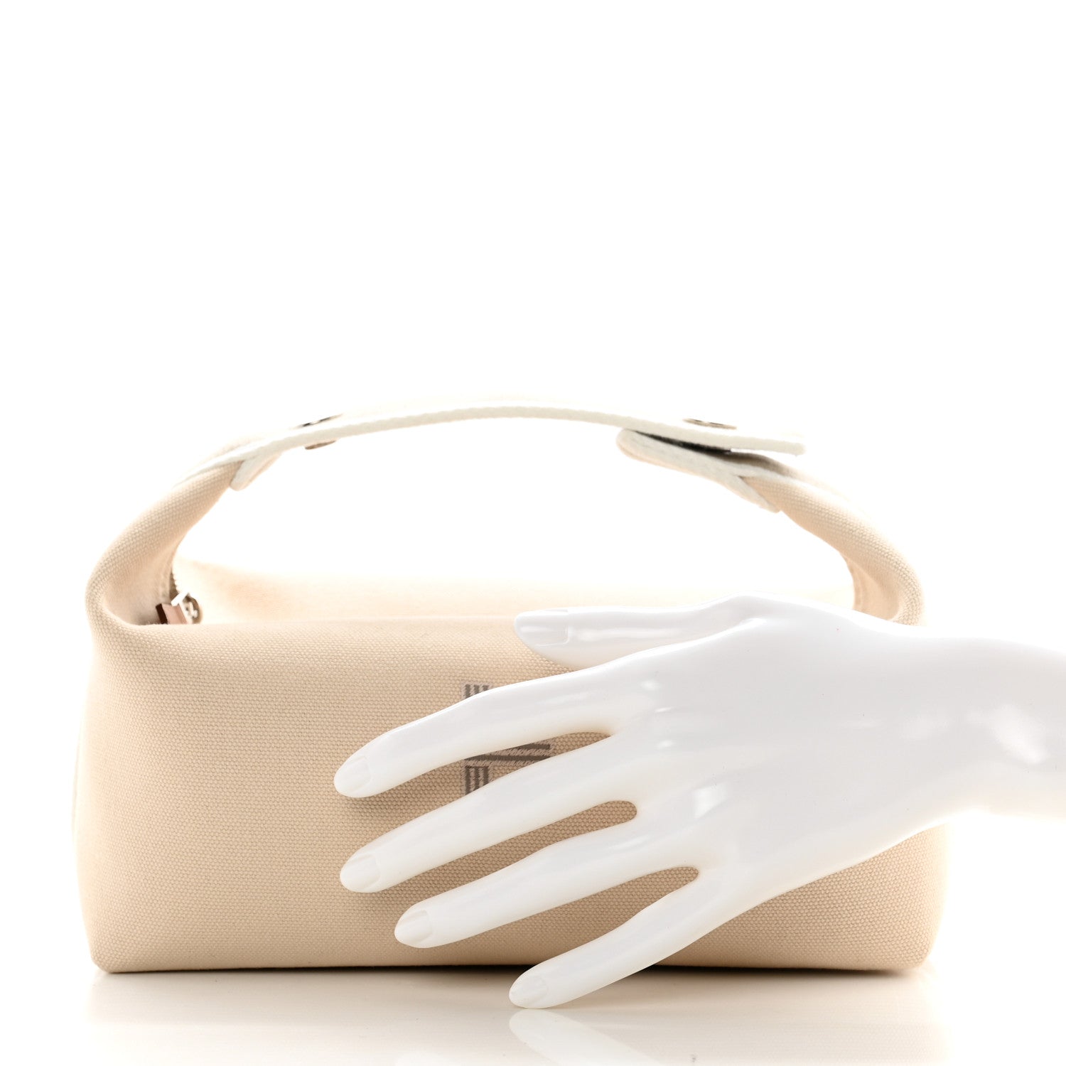 Hermes Canvas Small Bride-A-Brac Pouch Natural 2 of 6