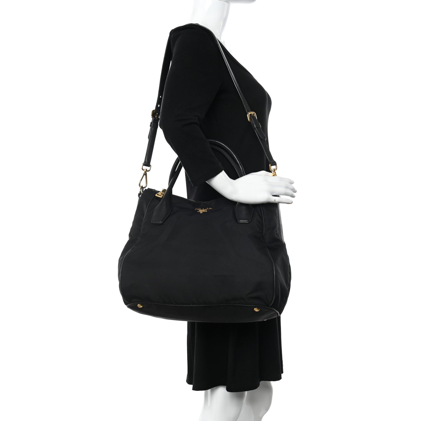 Nylon Hobo Black