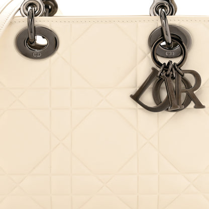 Christian Dior Calfskin Cannage Small The Lady 95.22 Ivory 8 of 12
