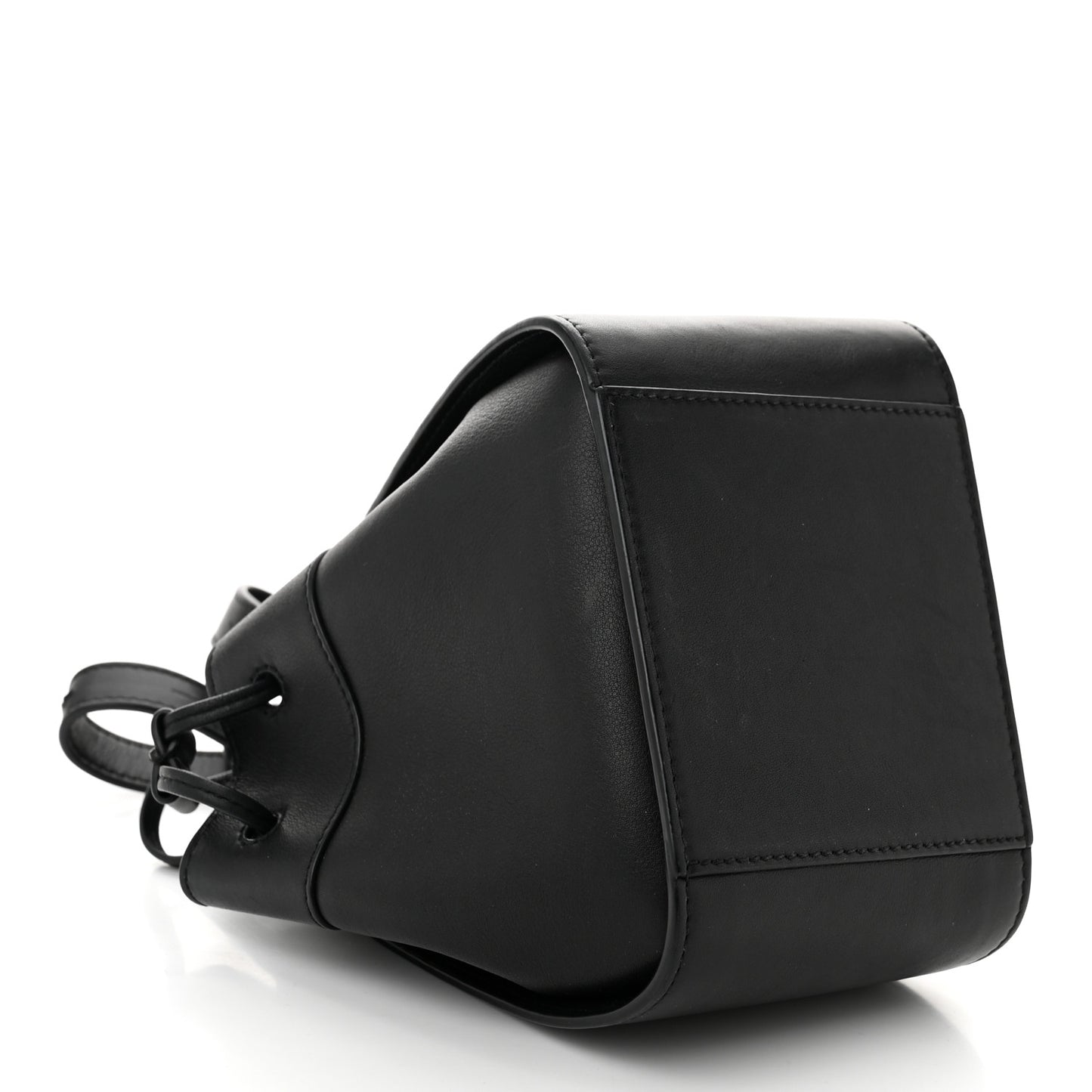 Calfskin Mini Hammock Shoulder Bag Black