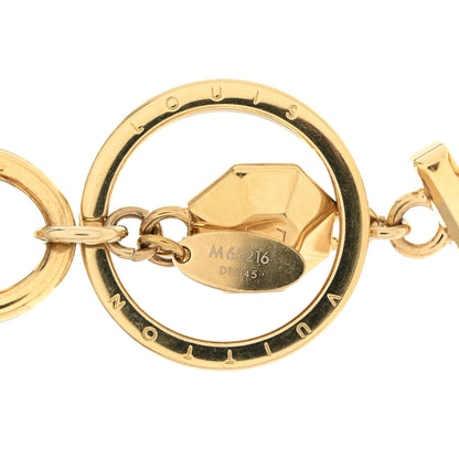 Louis Vuitton LV Facettes Bag Charm Key Holder Gold 3 of 4