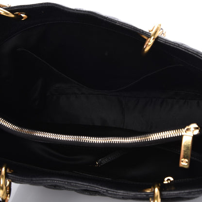 Chanel Caviar Quilted Grand Shopping Tote GST Black 5 of 10