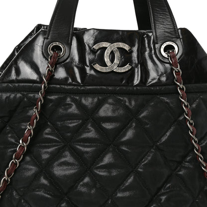Chanel Iridescent Calfskin Small In The Mix Tote Black 8 of 10