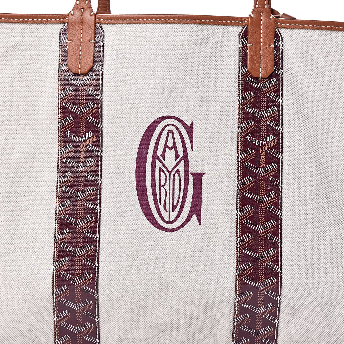 Goyardine Reversible Anjou PM Burgundy