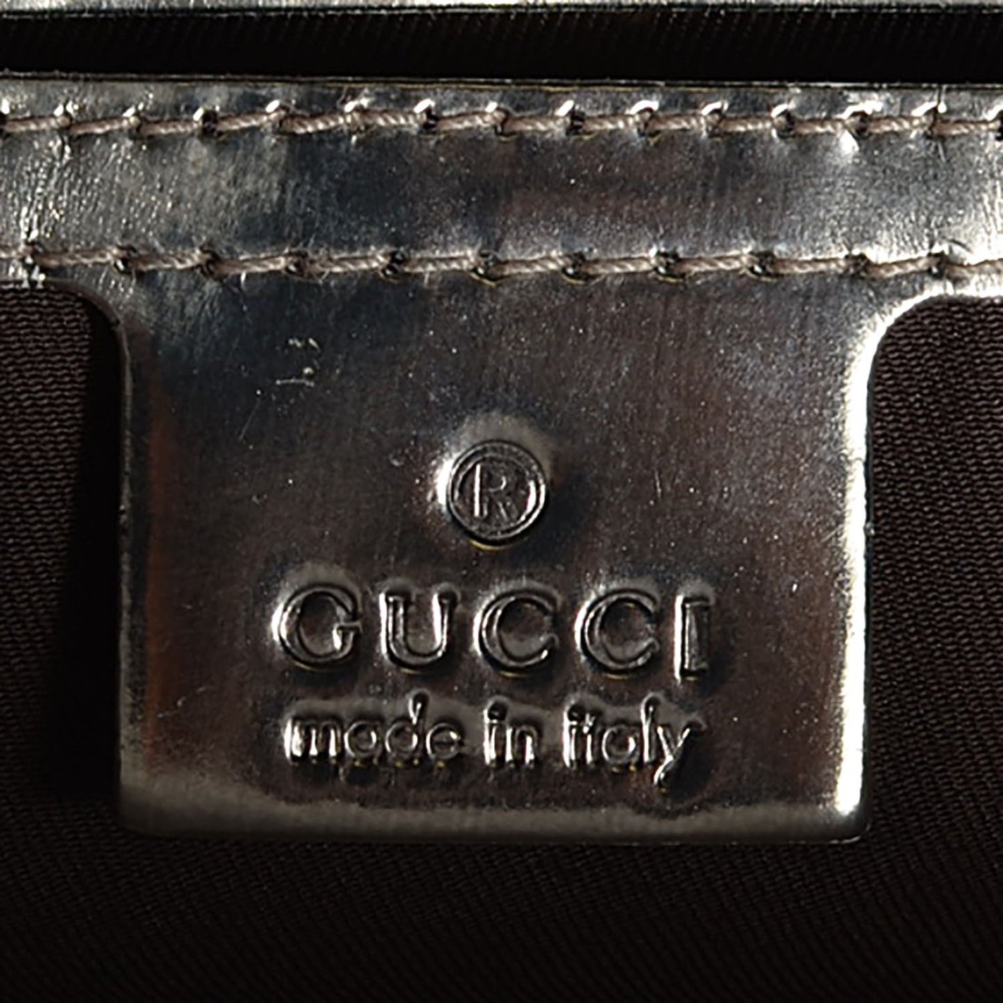 GG Plus Monogram Medium Joy Tote Gunmetal