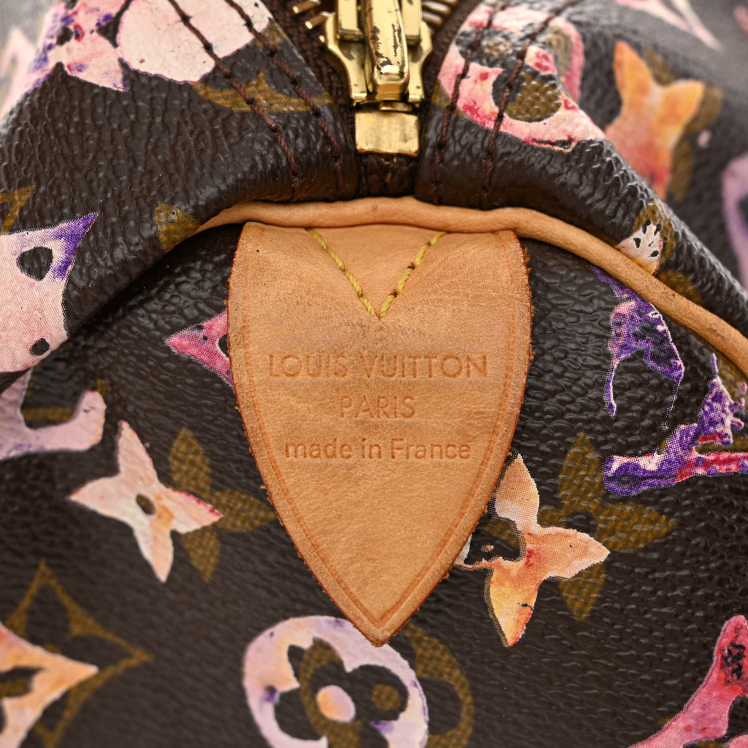 Louis Vuitton Watercolor Aquarelle Speedy 35 Brown 6 of 17