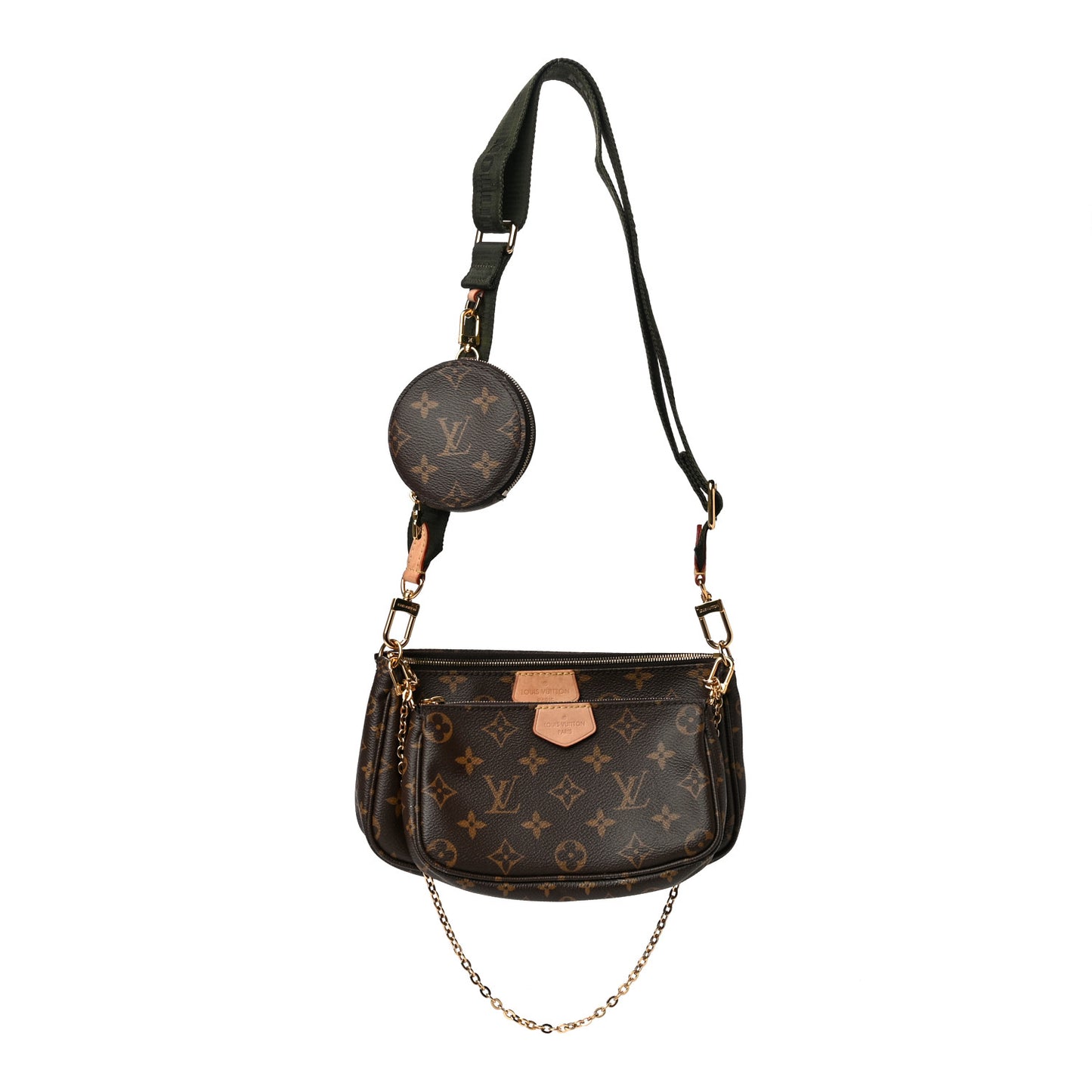 Monogram Multi Pochette Accessories Kaki