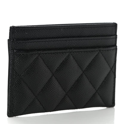 Chanel Caviar Quilted Filigree Card Holder Black 6 of 13
