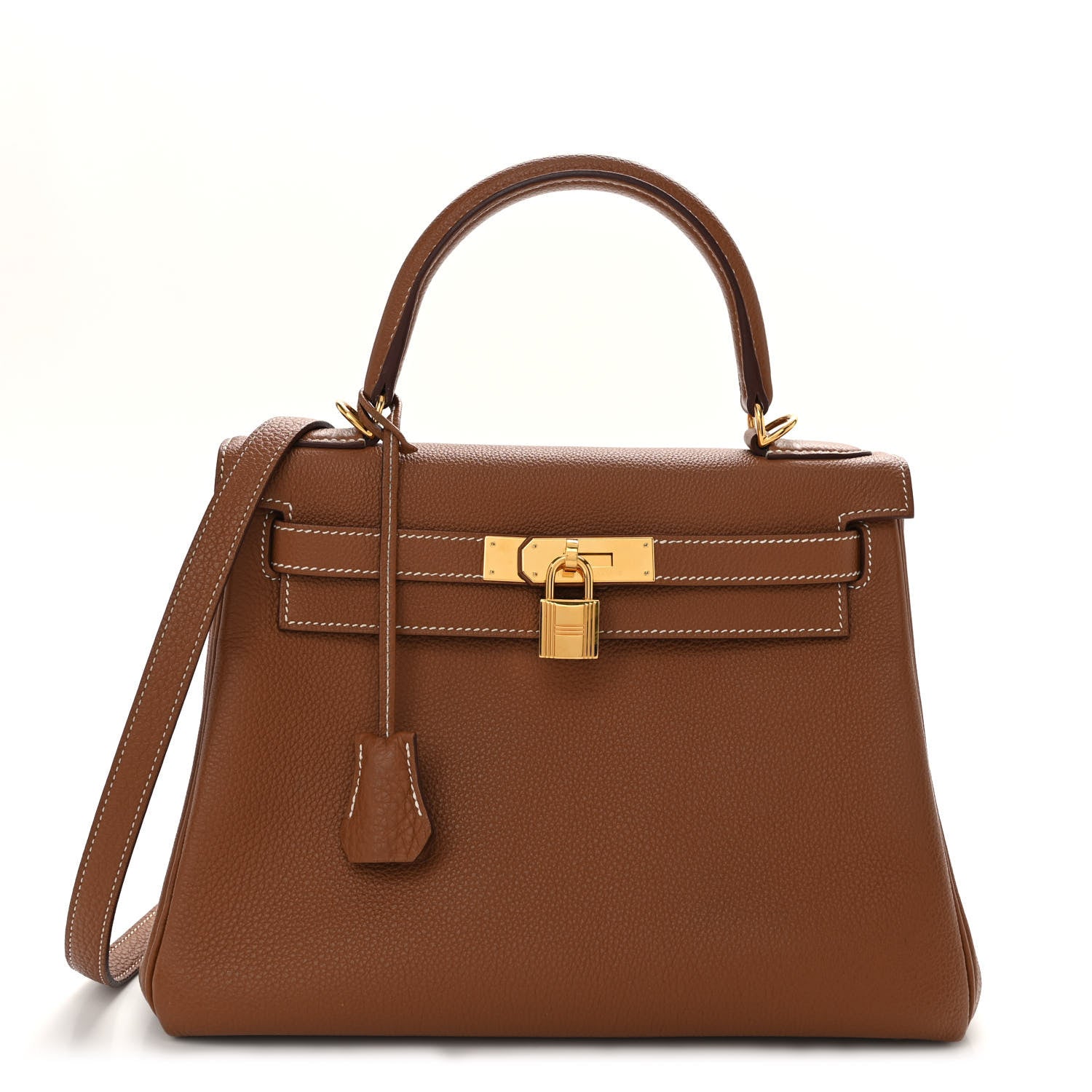 Hermes Togo Kelly Retourne 28 Gold 1 of 12