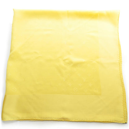 Louis Vuitton Silk Monogram Monaco Square Scarf Yellow 1 of 5