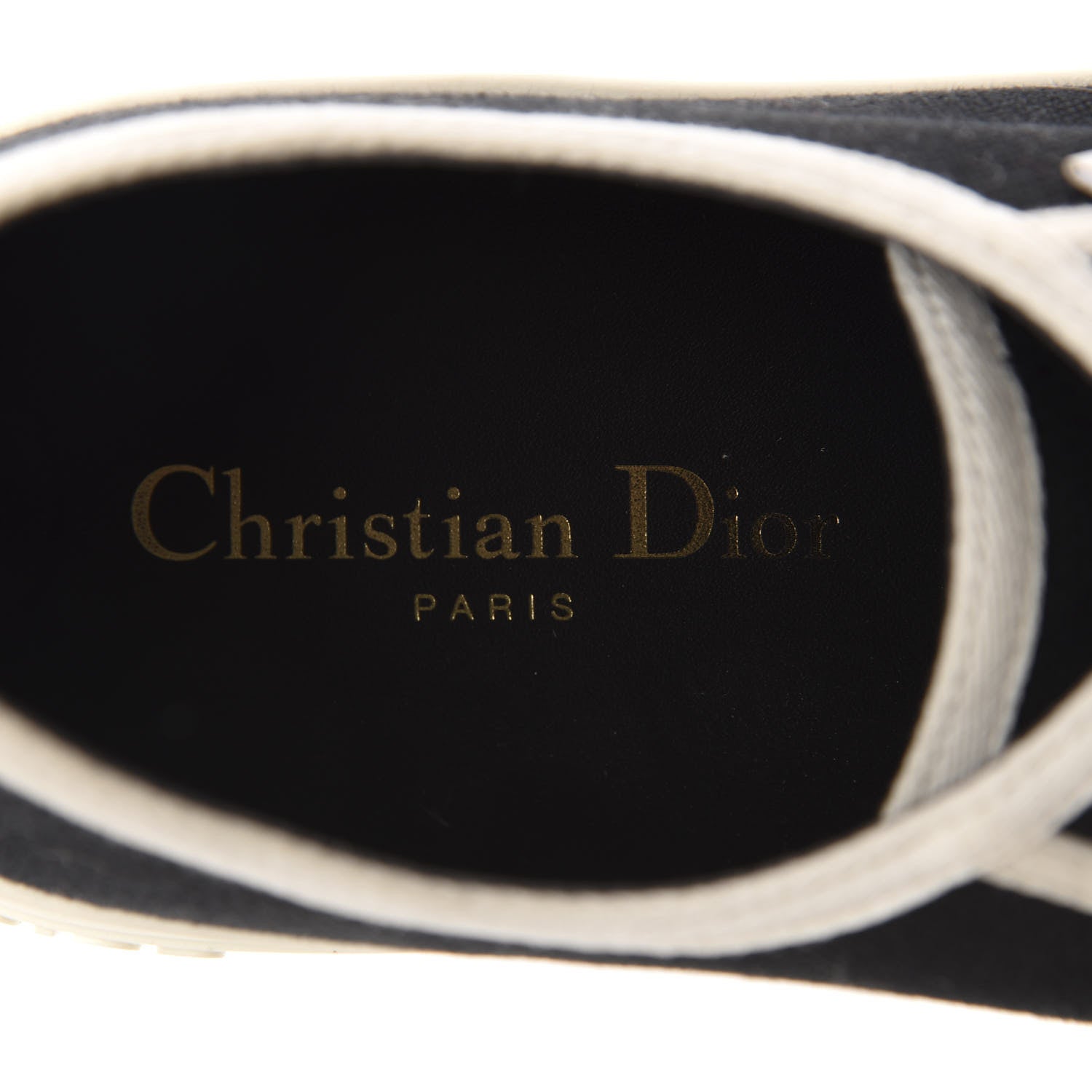 Christian Dior Canvas Womens Walk'n Dior Low Top Sneakers 40 Black 8 of 10