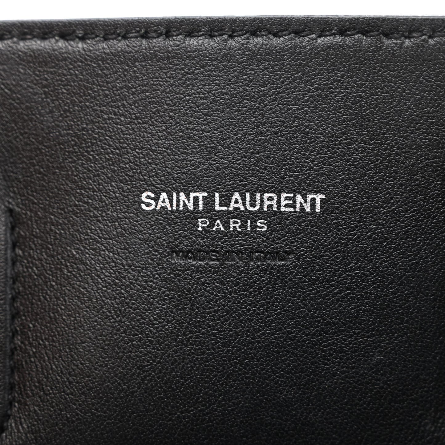 Grained Calfskin Python Embossed Nano Sac De Jour Black