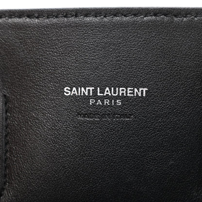 Saint Laurent Grained Calfskin Python Embossed Nano Sac De Jour Black 6 of 14