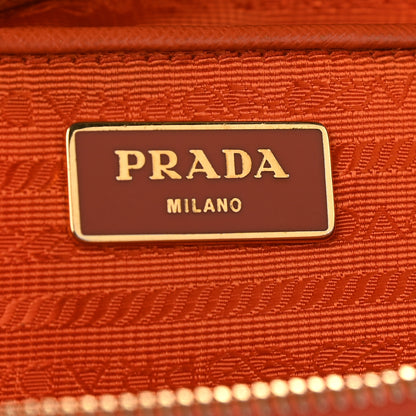 Prada Saffiano Large Galleria Double Zip Tote Papaya 8 of 14