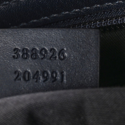 Gucci GG Supreme Monogram Web Flat Messenger Bag Navy 7 of 9