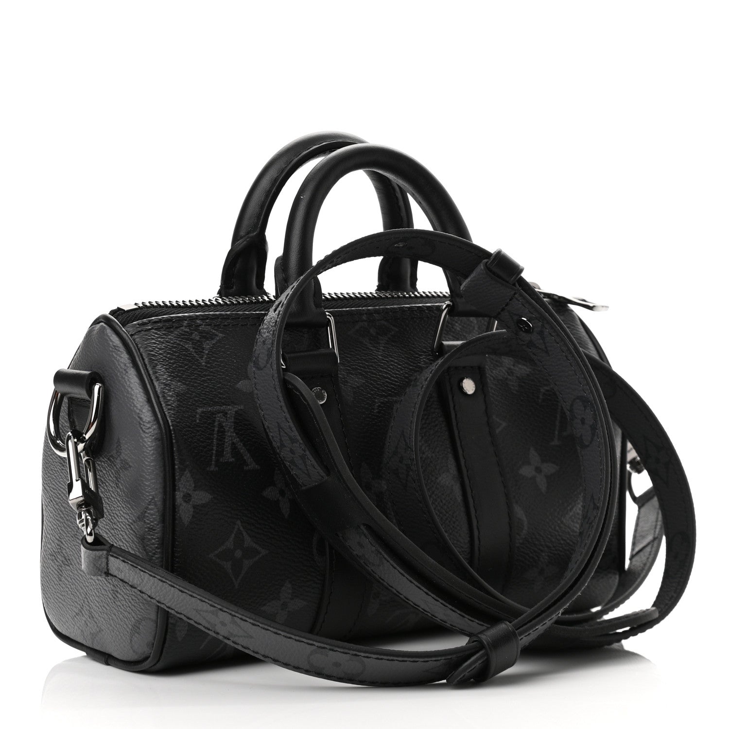 Louis Vuitton Reverse Monogram Eclipse Keepall XS Black 3 of 10