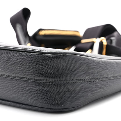 Prada Saffiano Lux Re-Edition 2005 Shoulder Bag Black 10 of 10