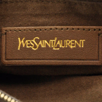 Saint Laurent Leather Large Roady Brown 8 of 10
