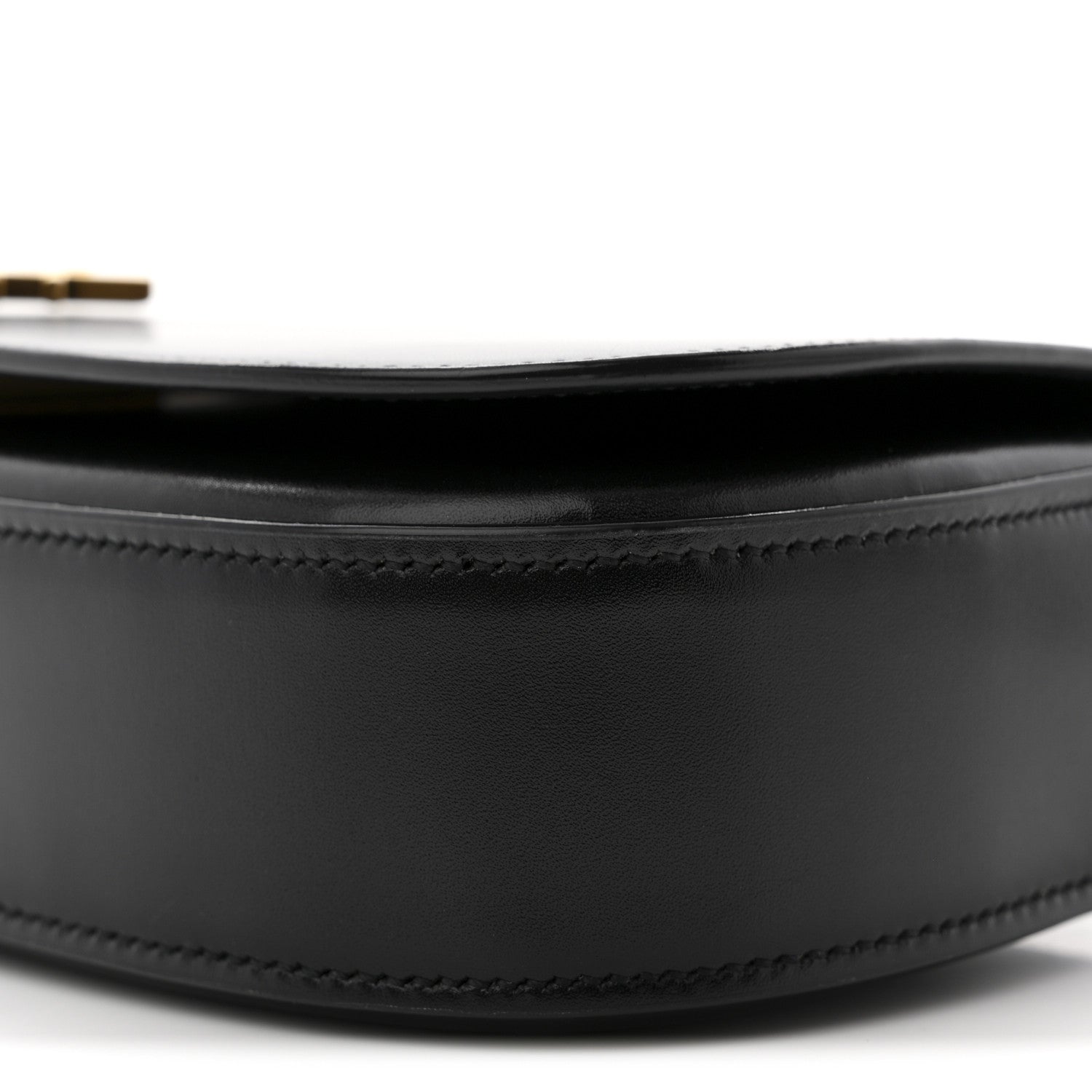 Saint Laurent Box Calfskin Mini Voltaire Shoulder Bag Black 10 of 12