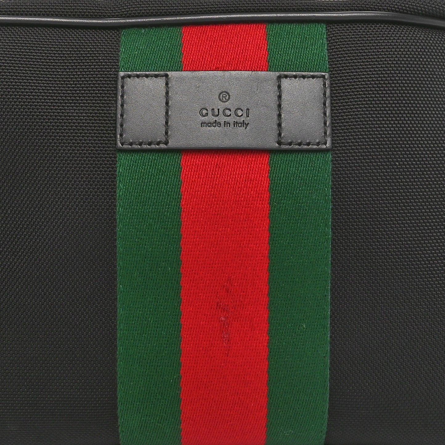 Techno Canvas Web Toiletry Case Black