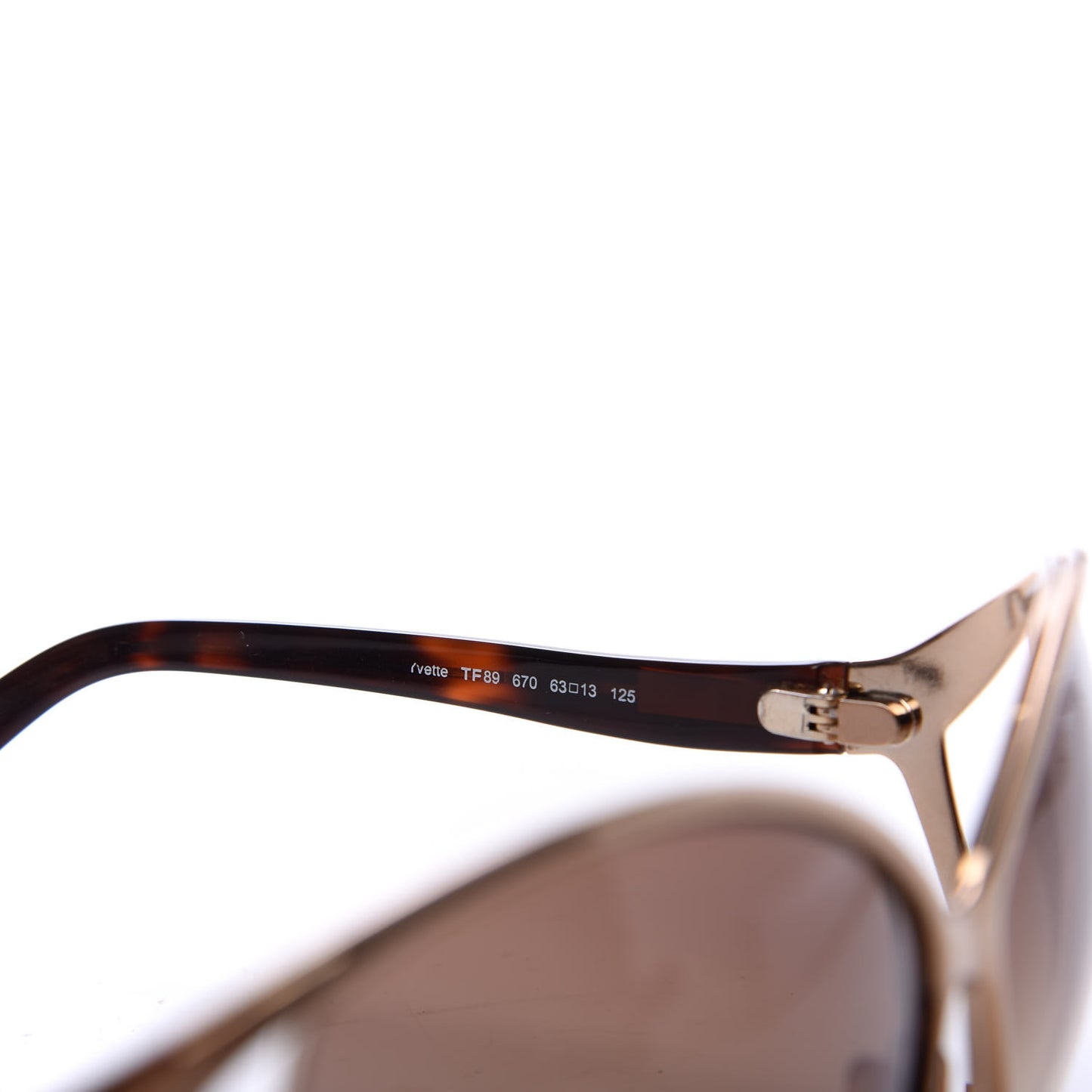 Metal Yvette Sunglasses TF89 Gold