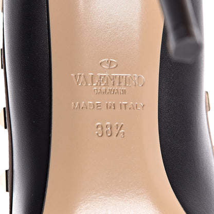 Valentino Garavani Nappa Rockstud 100mm Pumps 38.5 Black Poudre 8 of 9