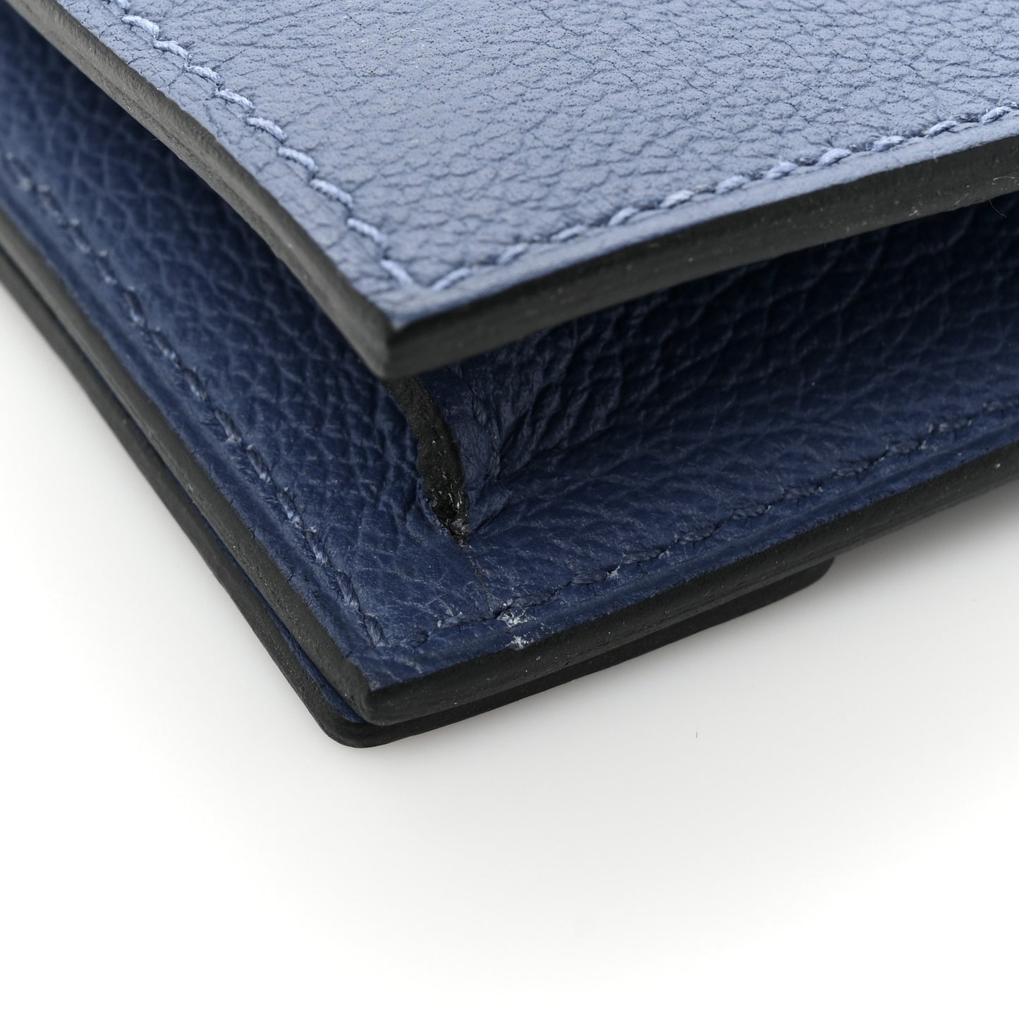 Evercolor Matte Alligator Multiplis Clutch Bleu Brighton Bleu Marine