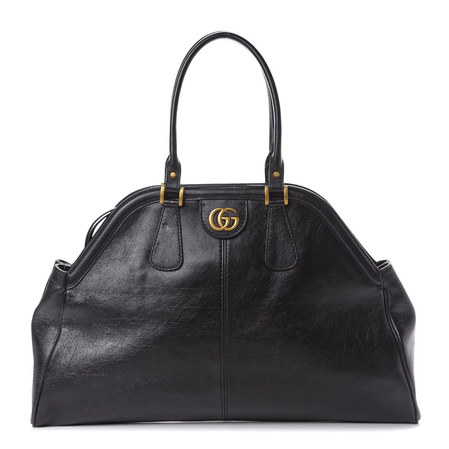 Gucci Calfskin Large Re(Belle) Top Handle Bag Black 1 of 11