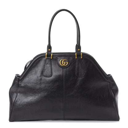 Gucci Calfskin Large Re(Belle) Top Handle Bag Black 1 of 11