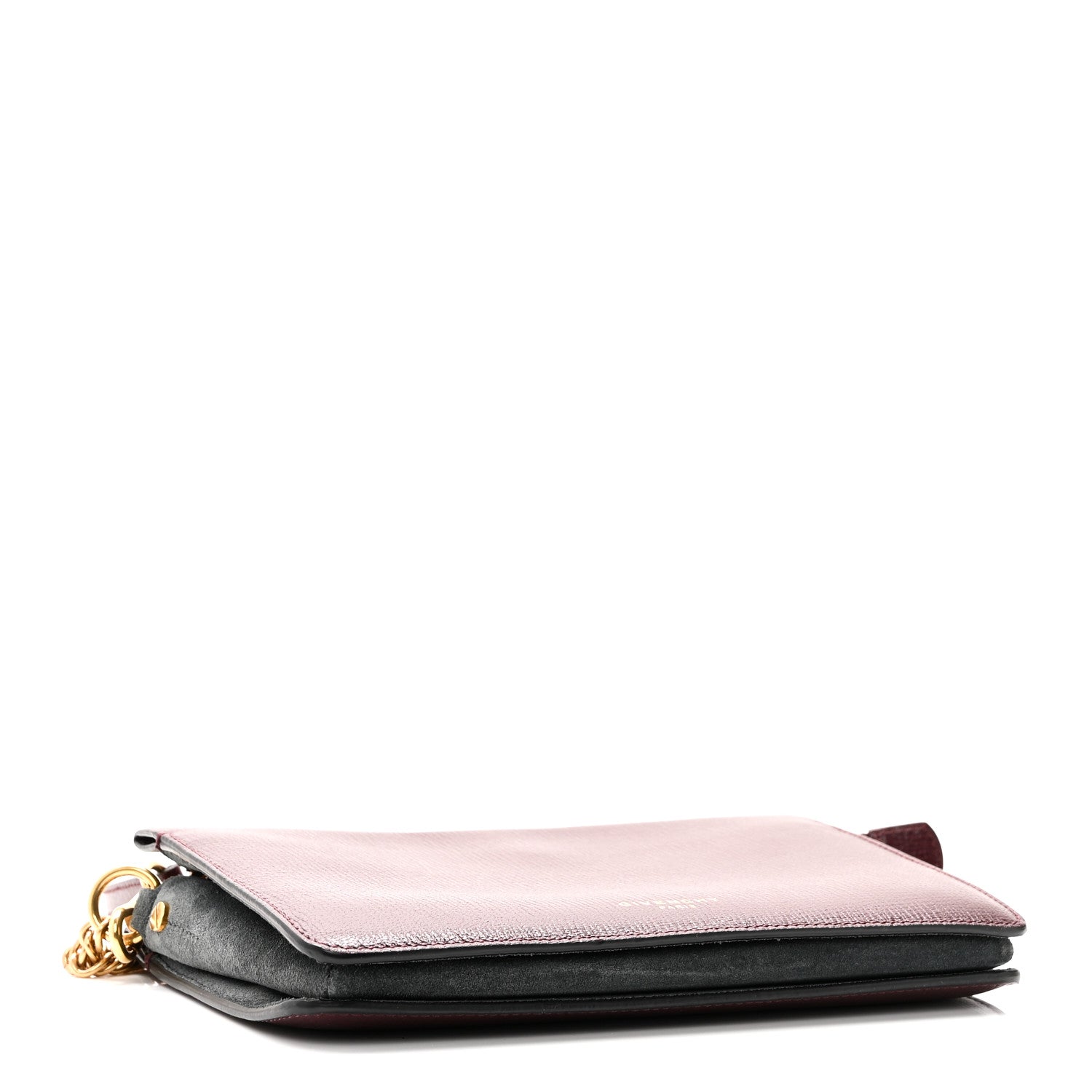 Givenchy Grained Calfskin Suede Cross 3 Crossbody Bag Aubergine Graphite 4 of 10