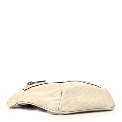 Gucci Calfskin GG Tennis Embossed Belt Bag Mystic White 4 of 11