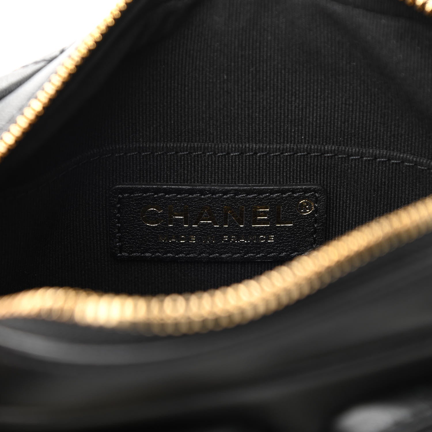 Chanel Calfskin Quilted Small Camera Case Black 6 of 11