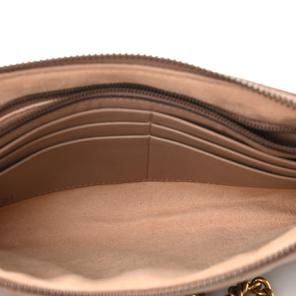 Gucci Calfskin Matelasse Mini GG Marmont Chain Bag Porcelain Rose 5 of 10