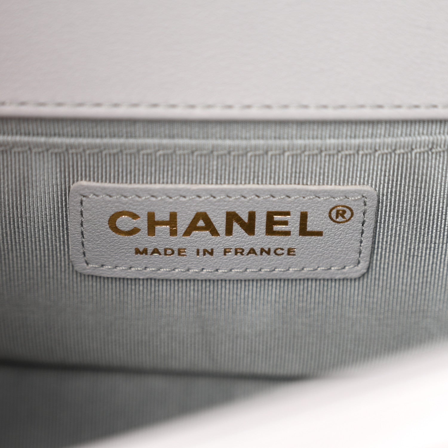 Chanel Calfskin Quilted Small Boy Flap Grey 6 of 11
