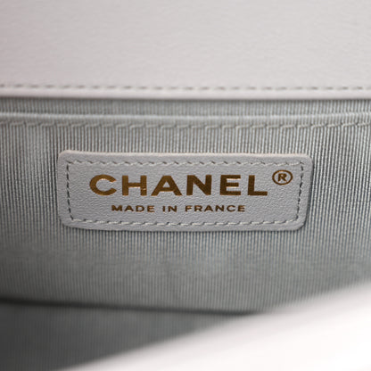 Chanel Calfskin Quilted Small Boy Flap Grey 6 of 11