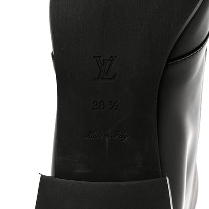 Louis Vuitton Calfskin Monogram Jumble Flat Ankle Boots 38.5 Black 8 of 10