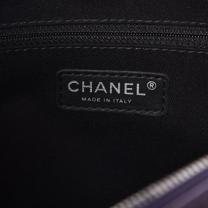Chanel Iridescent Caviar Quilted Large Chic Flap Purple 6 of 7