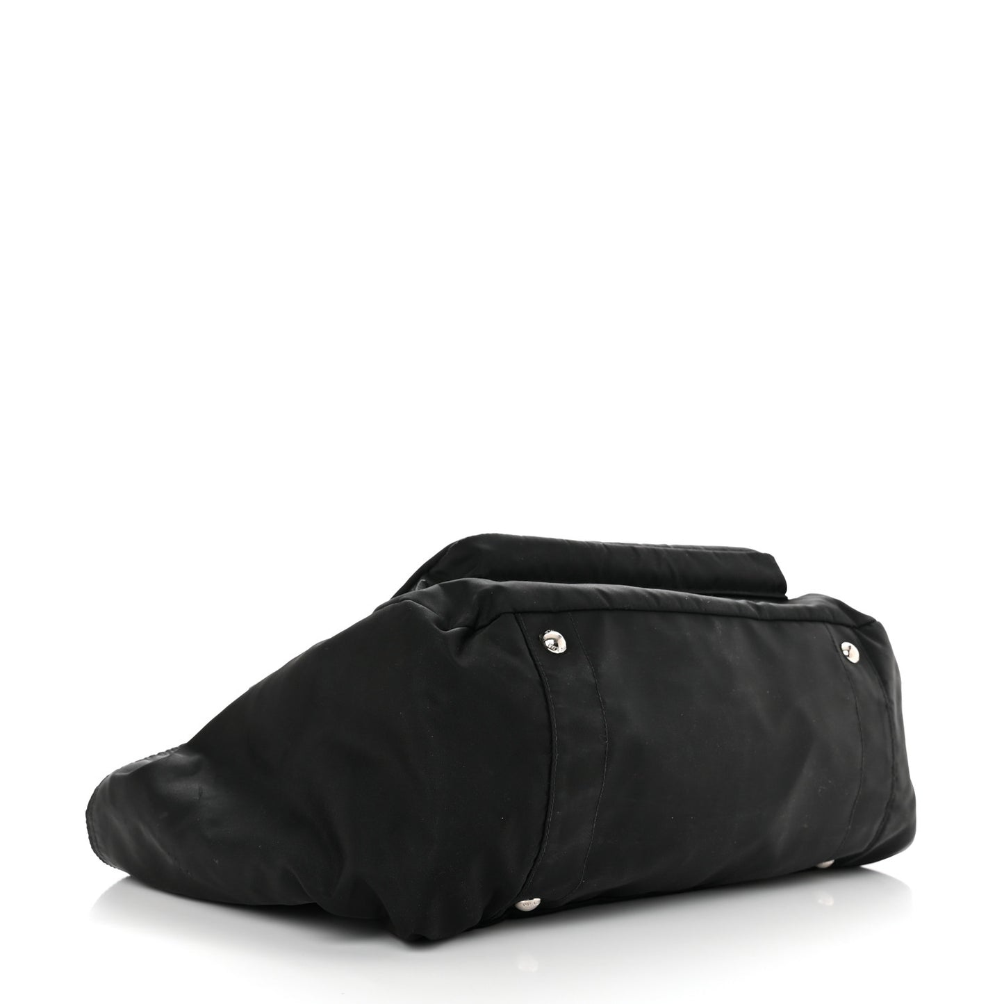 Tessuto Nylon Vela Diaper Bag Black