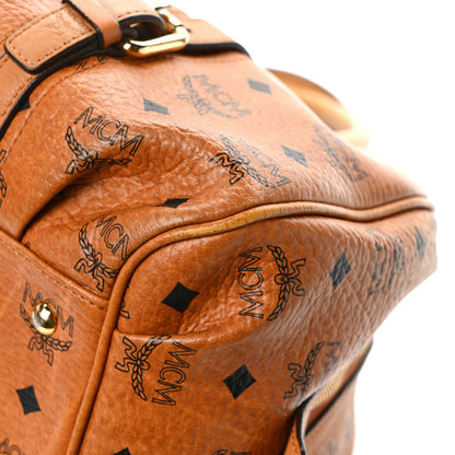 MCM Visetos Boston Bag Cognac 11 of 12