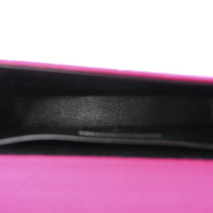 Saint Laurent Jersey Wool Patchwork Monogram Medium Jamie Fuchsia 5 of 11