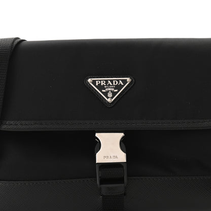 Prada Re-Nylon Saffiano Smartphone Case Crossbody Black 7 of 10