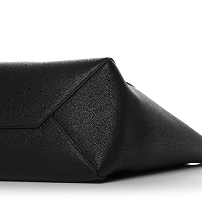 Celine Soft Grained Calfskin Small Belt Cabas Phantom Black 9 of 11