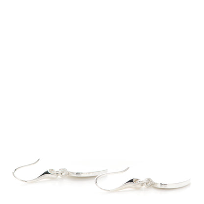 Gucci Sterling Silver Trademark Heart Drop Earrings 3 of 6