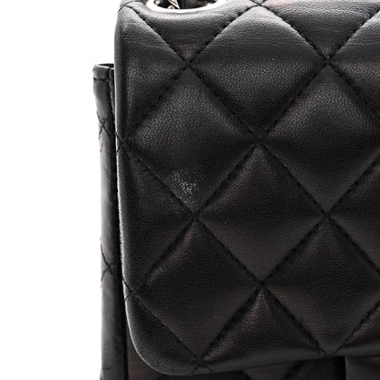 Chanel Lambskin Quilted Mini Square Flap Black 10 of 10