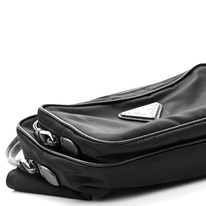 Prada Re-Nylon Saffiano Belt Bag L Black 9 of 10
