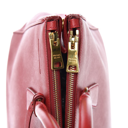 Prada Saffiano Medium Galleria Double Zip Tote Fuoco 17 of 20