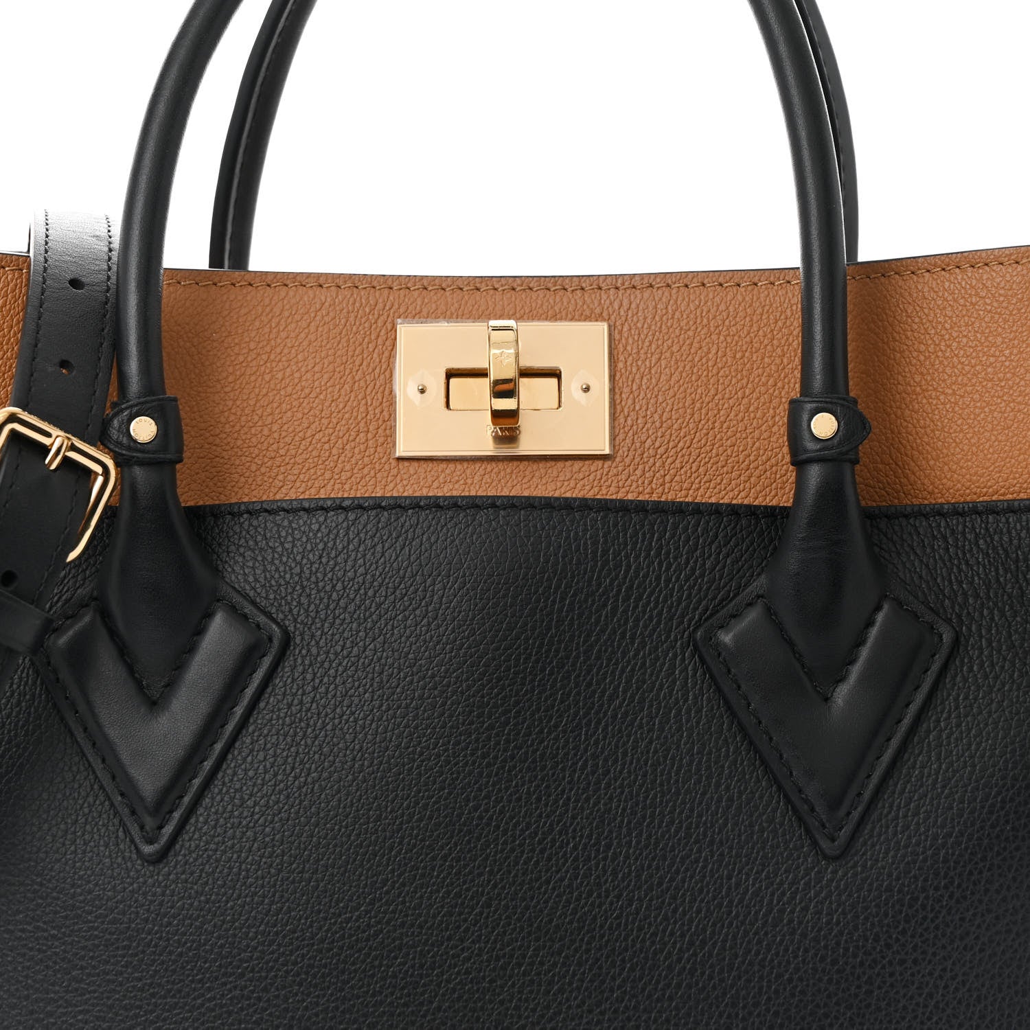 Louis Vuitton Calfskin Monogram On My Side Black 7 of 13